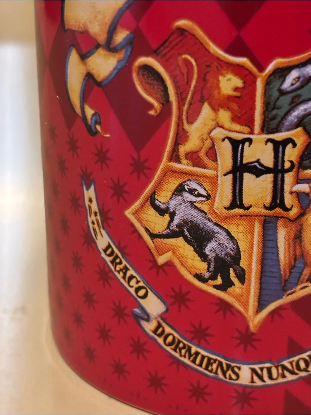 Harry Potter Hogwarts Red Orange Ceramic Mug